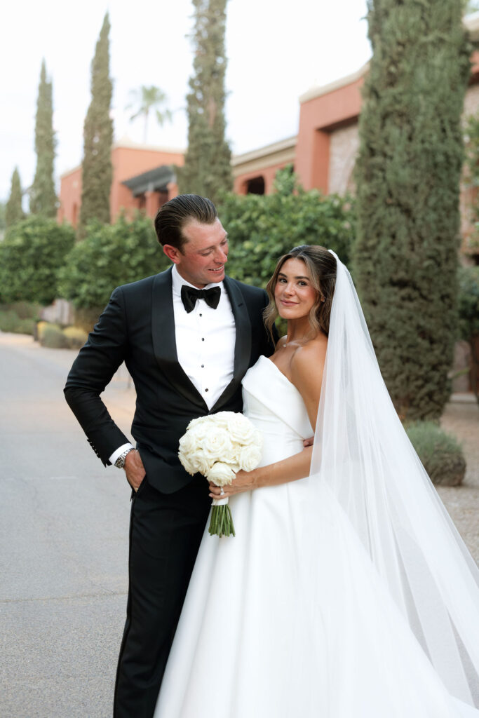 Paradise Valley wedding photography golden hour