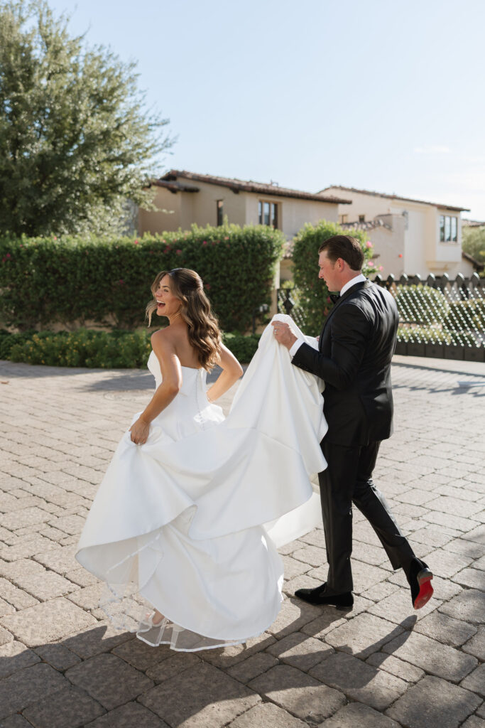 Scottsdale wedding photographer couple portraits