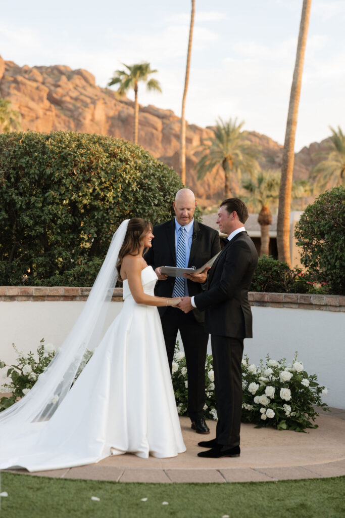 Scottsdale wedding ceremony Omni Montelucia